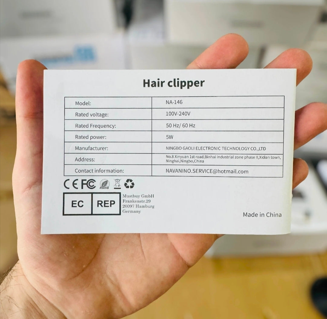 NAVANINO GERMAN HAIR TIMMER SET