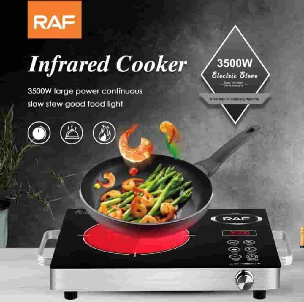 Infrared Cooker & Hot Plate R.8019 – Multifunction & Digital Display – 3500W